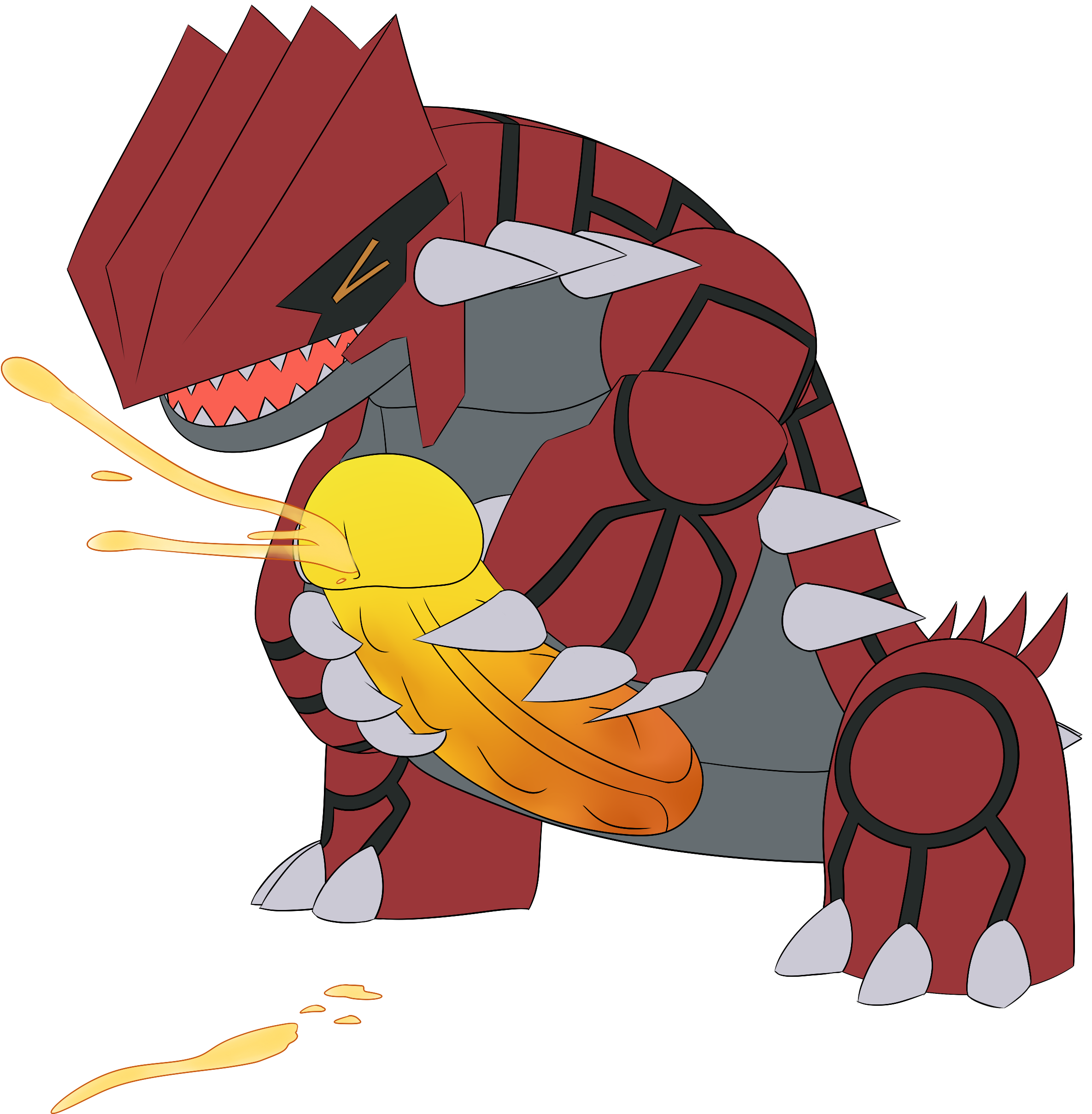 Download - Pokemon Groudon Cock (2500x2500), Png Download
