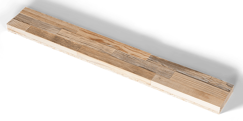 3d Wood Wall Covering Opus Medine 3d Sienu - Plywood (800x400), Png Download