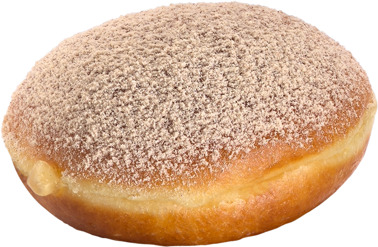 Cinnamon Apple Filled Donut (900x720), Png Download