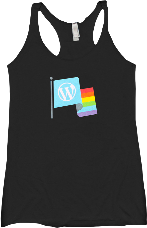Wordpress Pride - Active Tank (1024x1024), Png Download