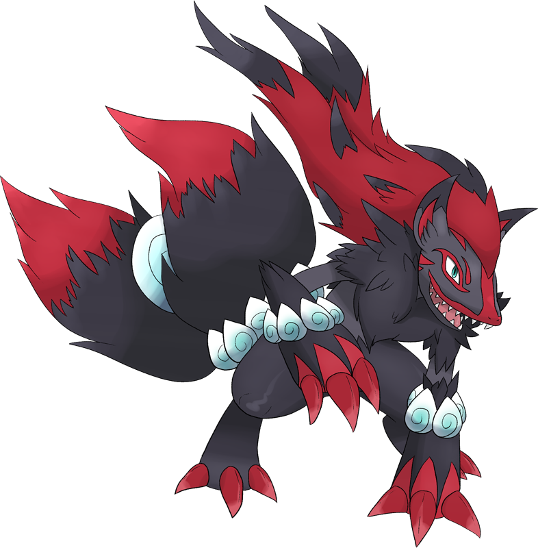 16,858,000 Exp - Battle Bond Zoroark (786x800), Png Download