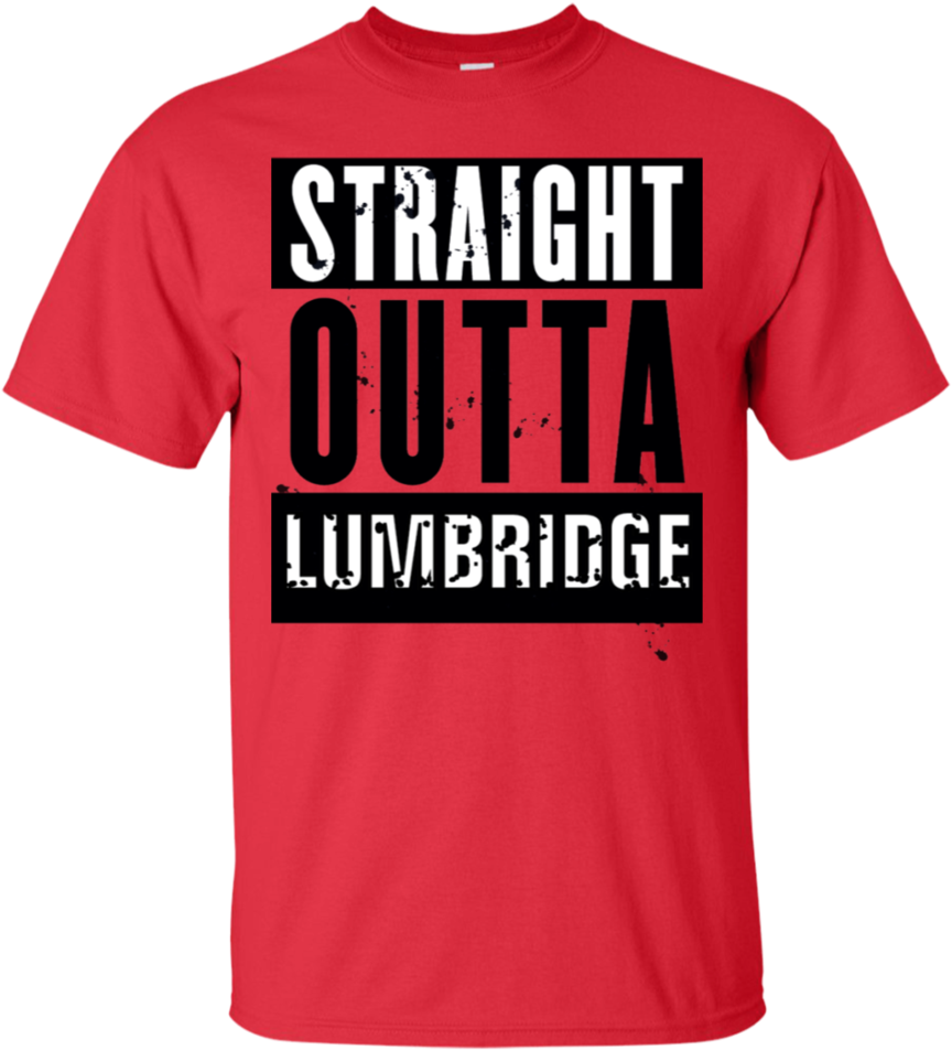 Straight Outta Lumbridge T-shirt - T-shirt (960x960), Png Download