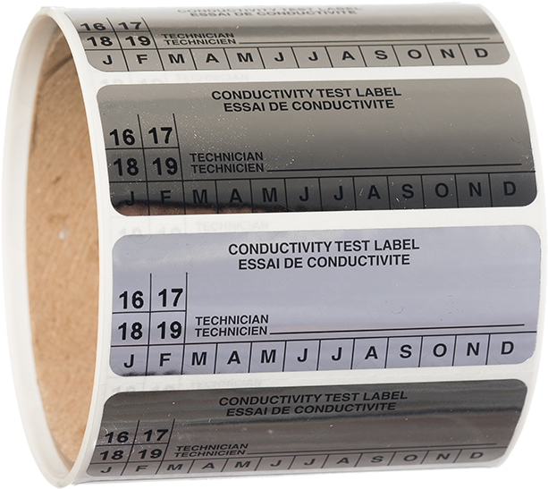Blank Conductivity Test Label - Label (700x700), Png Download