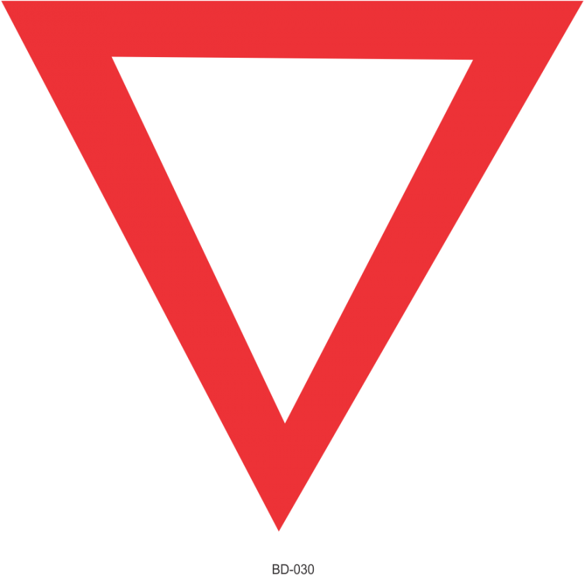 Placa De Regulamentação De A Preferência - Placas De Transito Para Imprimir (1000x910), Png Download