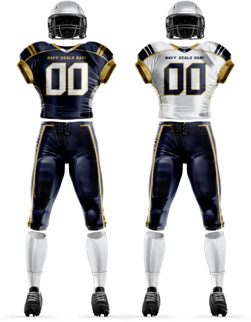 2017 Uniform Navy Seals Bari - Marquette Lacrosse Jersey (800x1086), Png Download