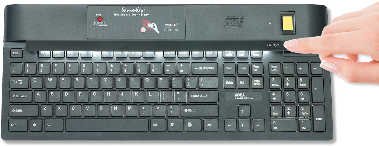 Ksi 1700 Sx Hfffb 16 Led Hi Res Transparent With Finger - Rapoo N1820 Keyboard And Mouse (1250x500), Png Download