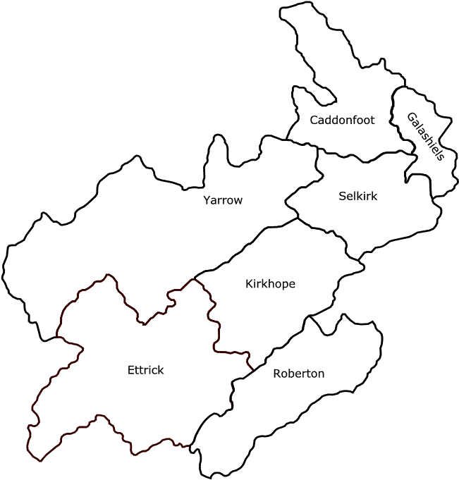 Select The One You Are Interested In From The List - Map Of Selkirk Scotland (681x681), Png Download