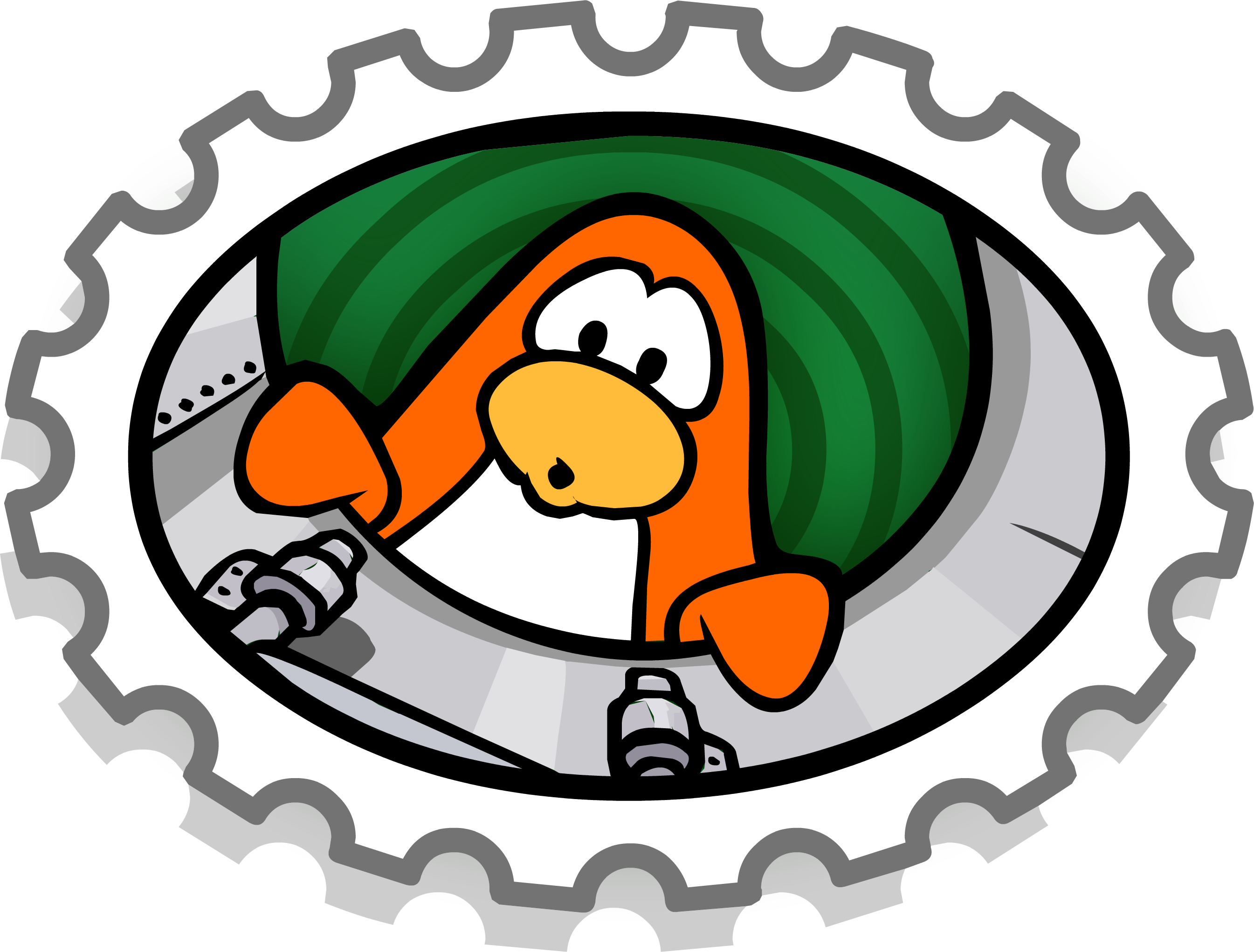Underground Stamp - Club Penguin Easy Stamp (2690x2042), Png Download