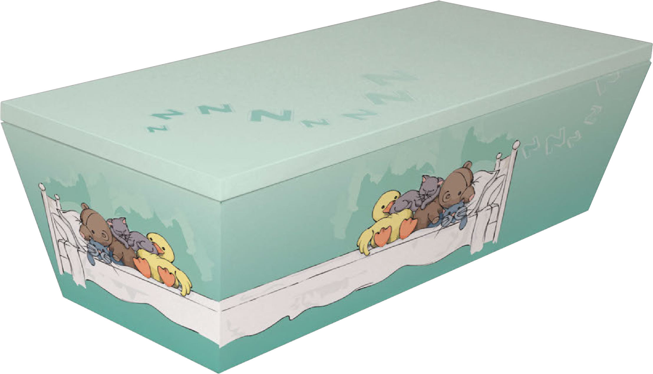 Traditional And Picture Coffins - Box (2362x1367), Png Download