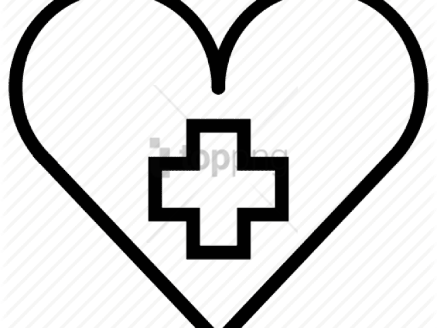 Free Png Heart Icons Cross - Paramedic Icon Png (850x638), Png Download