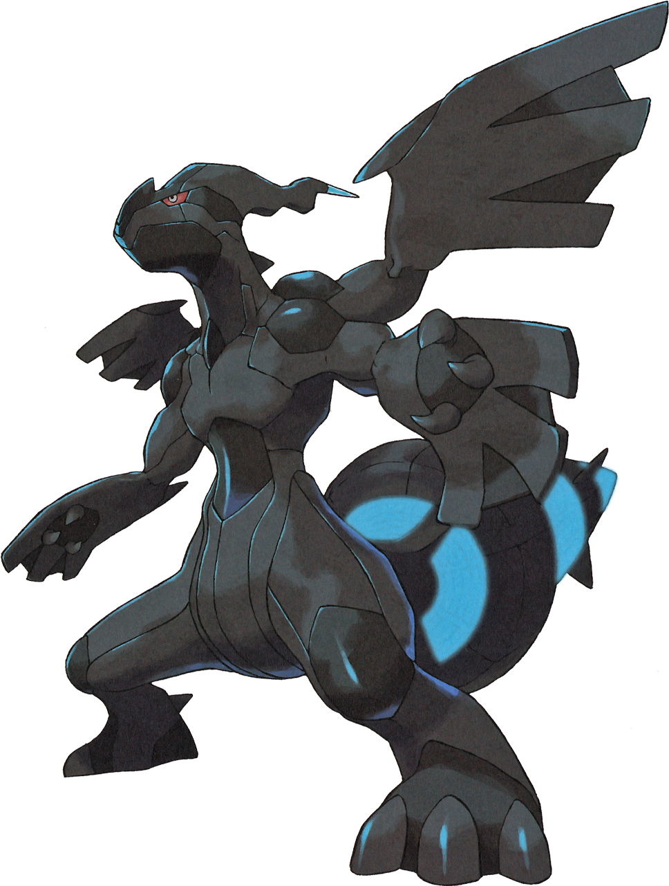 644zekrom-activated - Thumb - - Pokemon Zekrom (1280x1280), Png Download