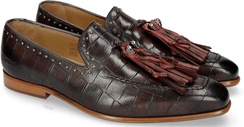 Loafers Lance 36 Turtle Black Red - Slip-on Shoe (1024x1024), Png Download