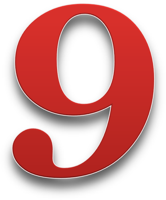 9 Letter Png Image Hd - Circle (747x706), Png Download