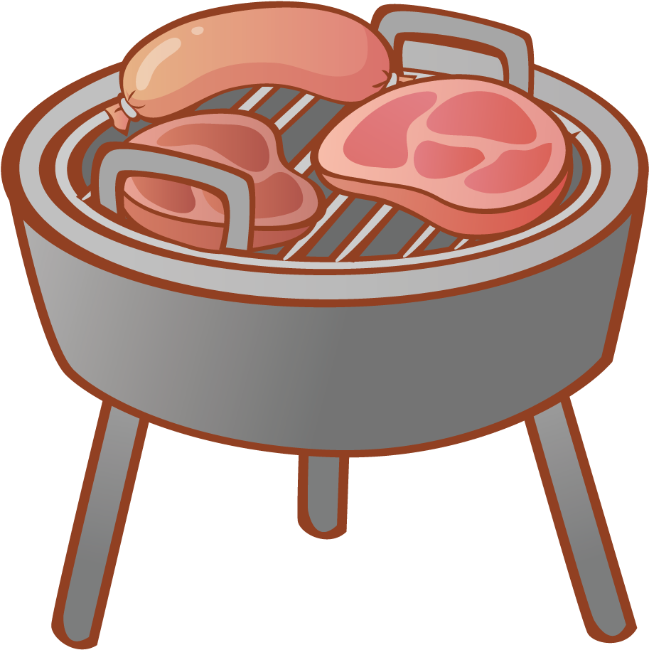 Clipart Royalty Free Stock Asado Beefsteak Roast Chicken - Asador Clipart (1000x1000), Png Download
