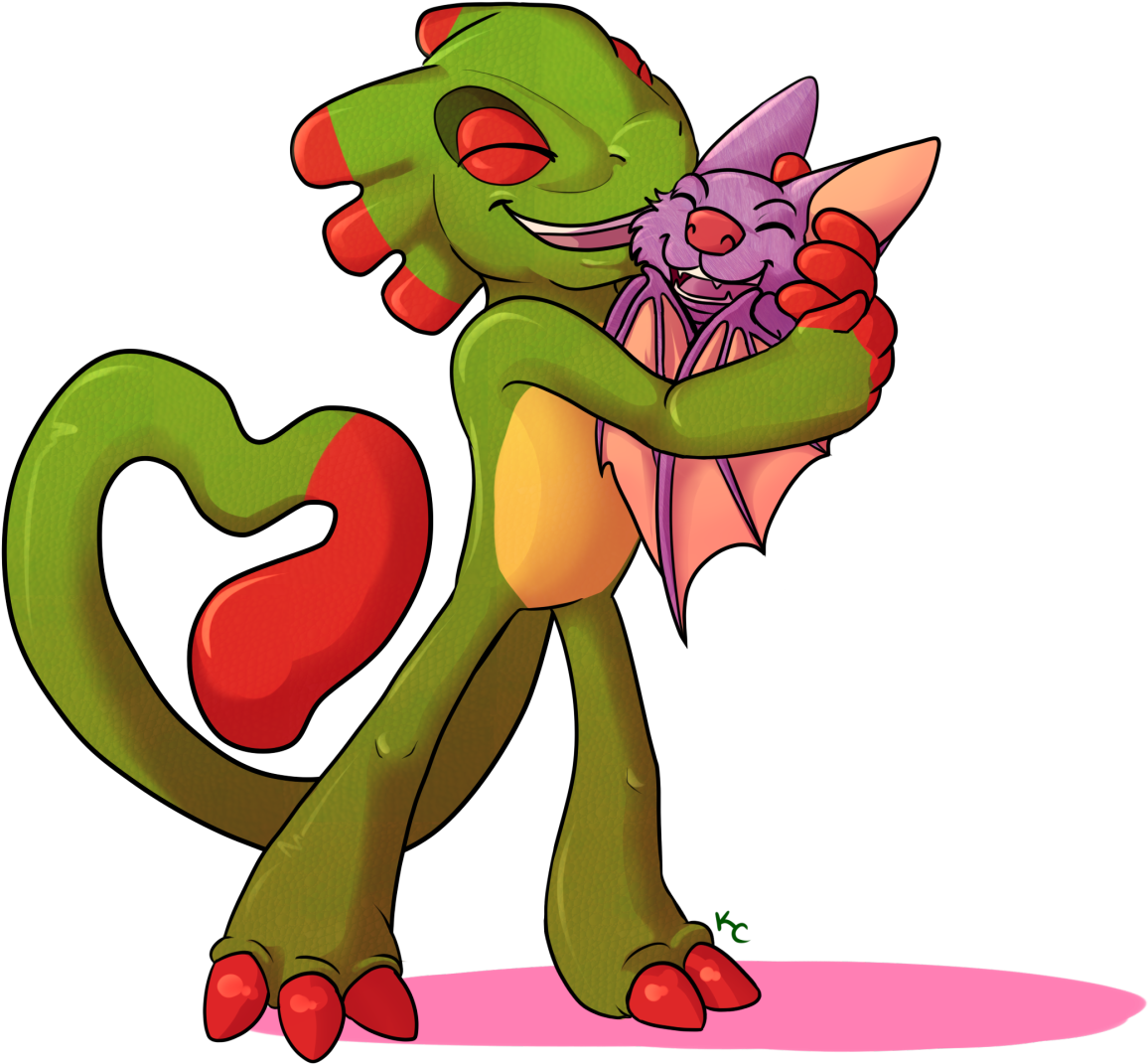 I Never Played Banjo-kazooie, But This Spiritual Successor - Yooka Laylee Fan Art (1280x1113), Png Download