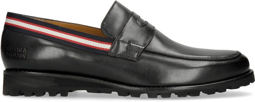 Loafers Pit 4 Black Strap - Slip-on Shoe (1024x1024), Png Download