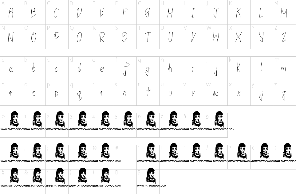 Character Map - Number (963x633), Png Download