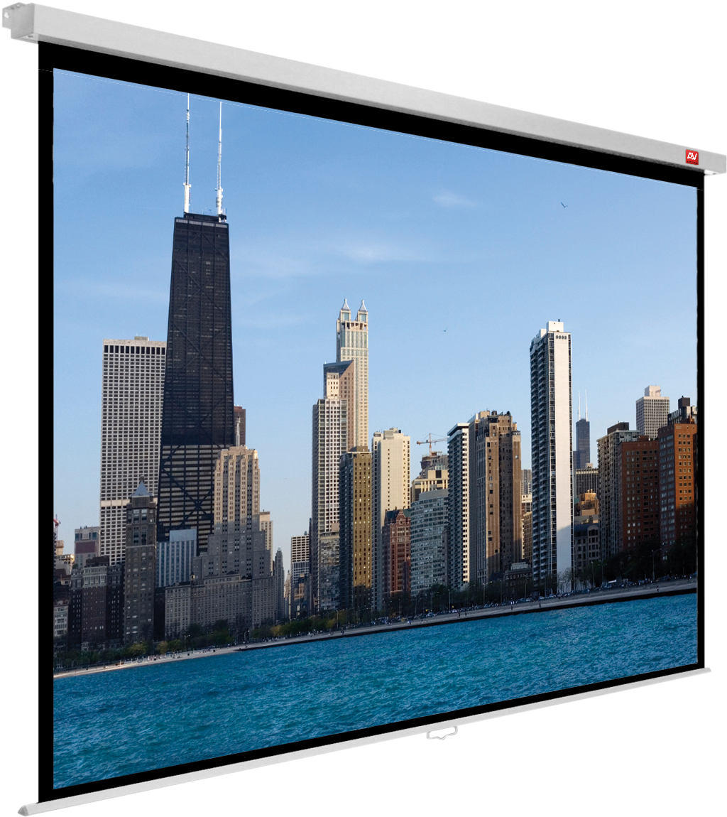 Ekran Projekcyjny - Avtek Video Electric 300p (1024x1150), Png Download