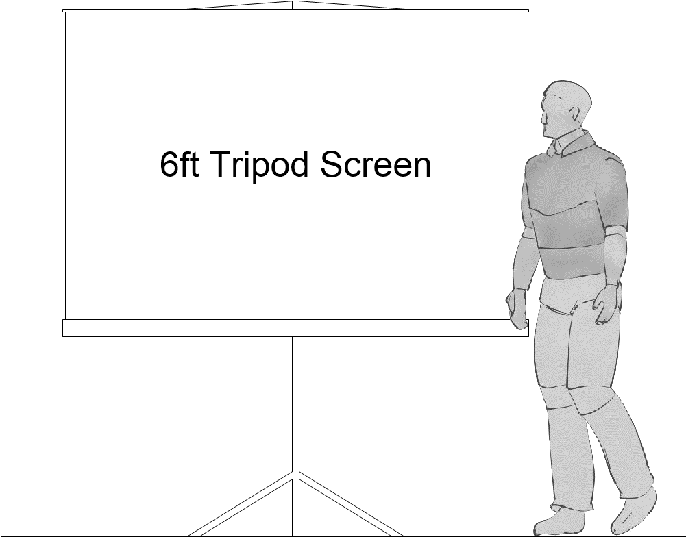 The Screen Has A Black Border And The Area Between - Standing (1000x1000), Png Download