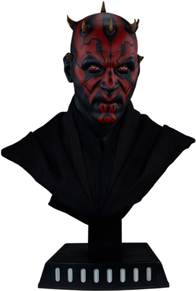Sideshow Collectibles Darth Maul Life-size Bust - Darth Maul Bust (480x700), Png Download