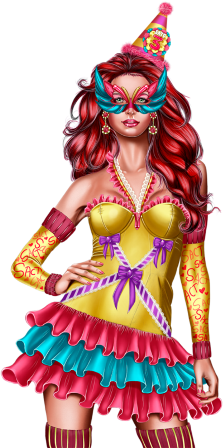0 143008 8b592a9f Xl 0 14300c E38ff991 Xl - Tubes Png Femme Carnaval (800x1557), Png Download