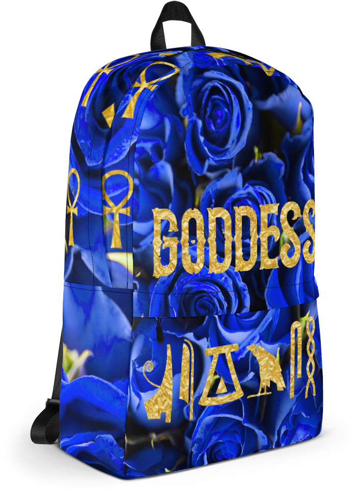 Negash ™ Blue Rose Goddess Backpack - Backpack (1000x1000), Png Download