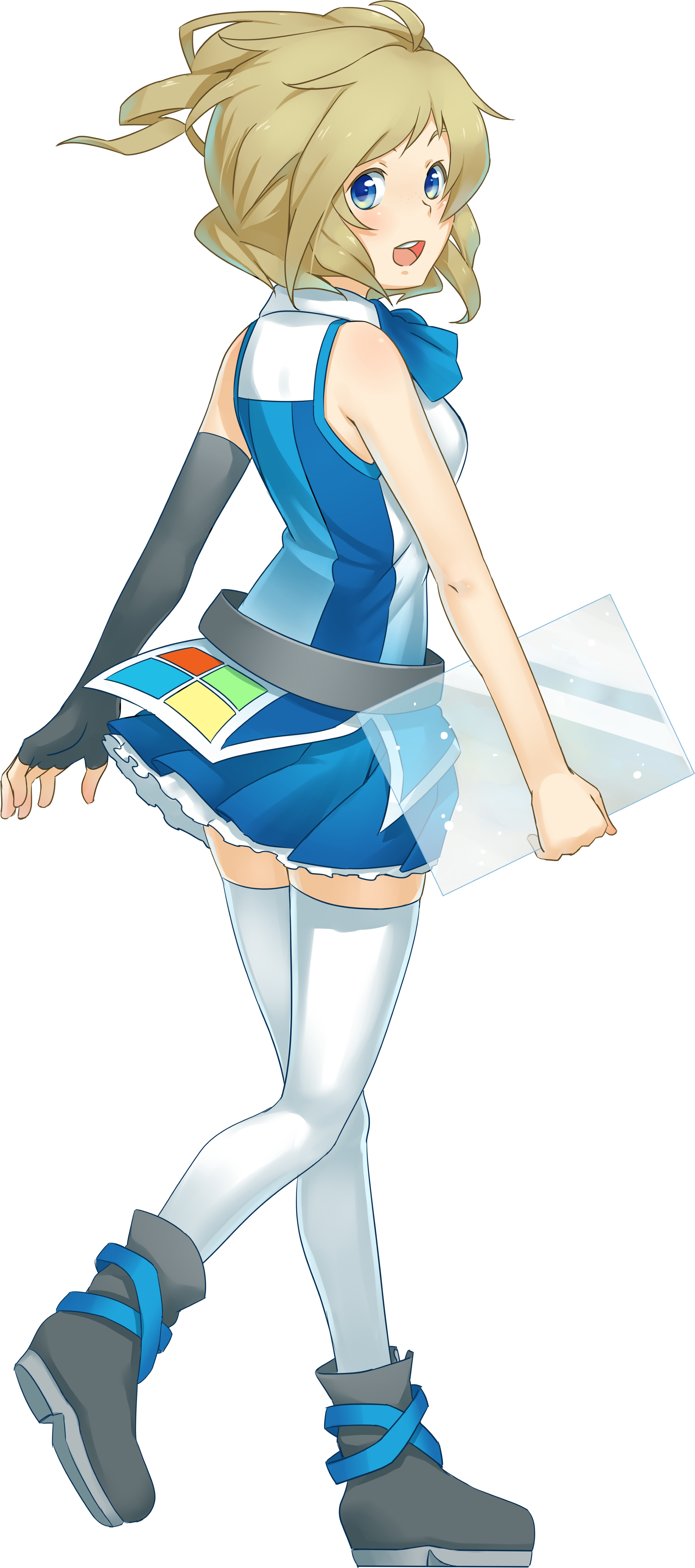 Download Png - Internet Explorer Tan (3000x6500), Png Download