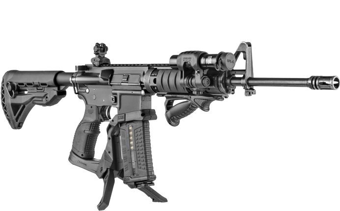 1933 Ar Podium Weapon Open 3d Png - Fab Defense Podium Ar15 (765x450), Png Download