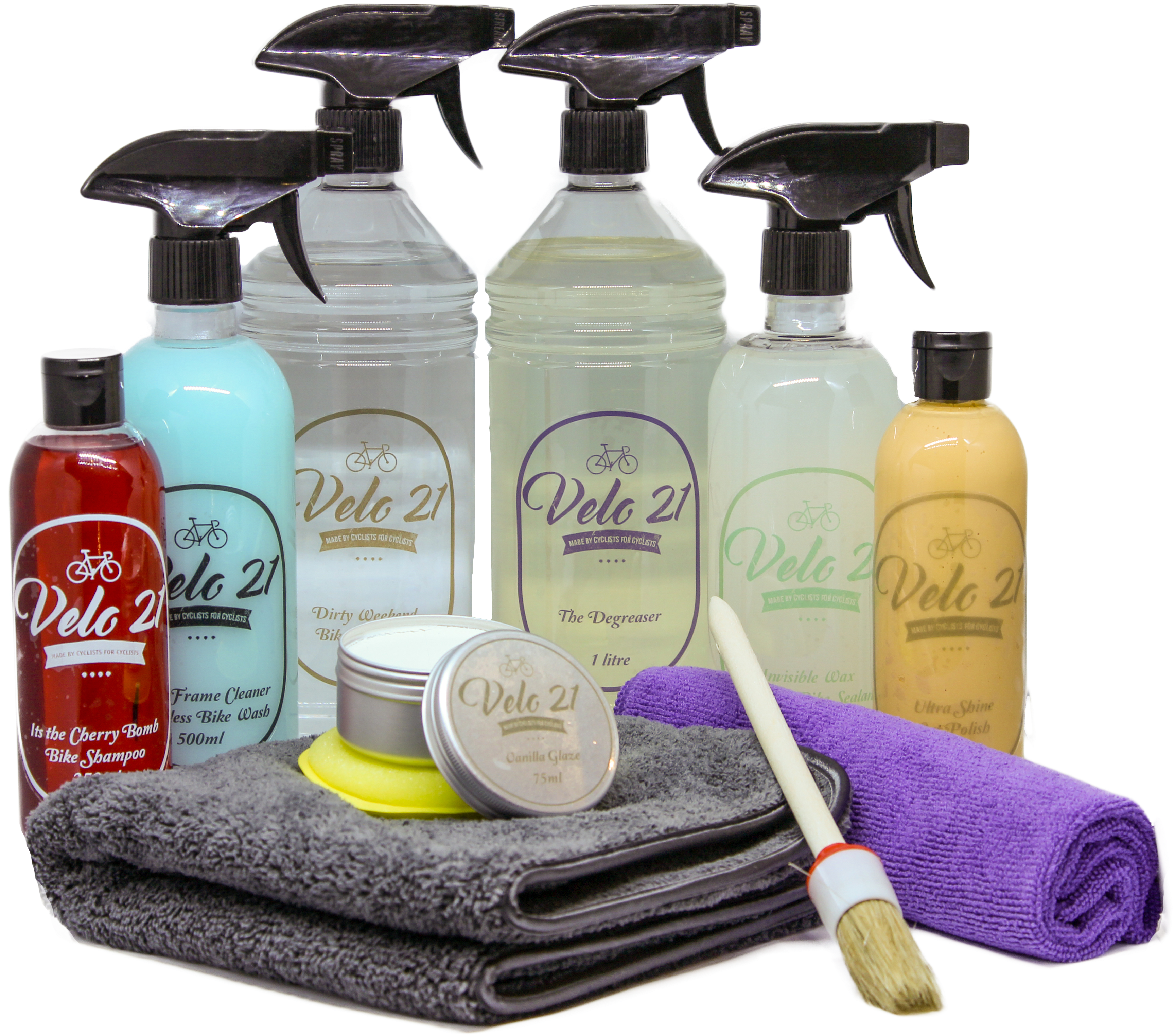 Velo21 Bike Cleaner - Glass Bottle (5184x3456), Png Download