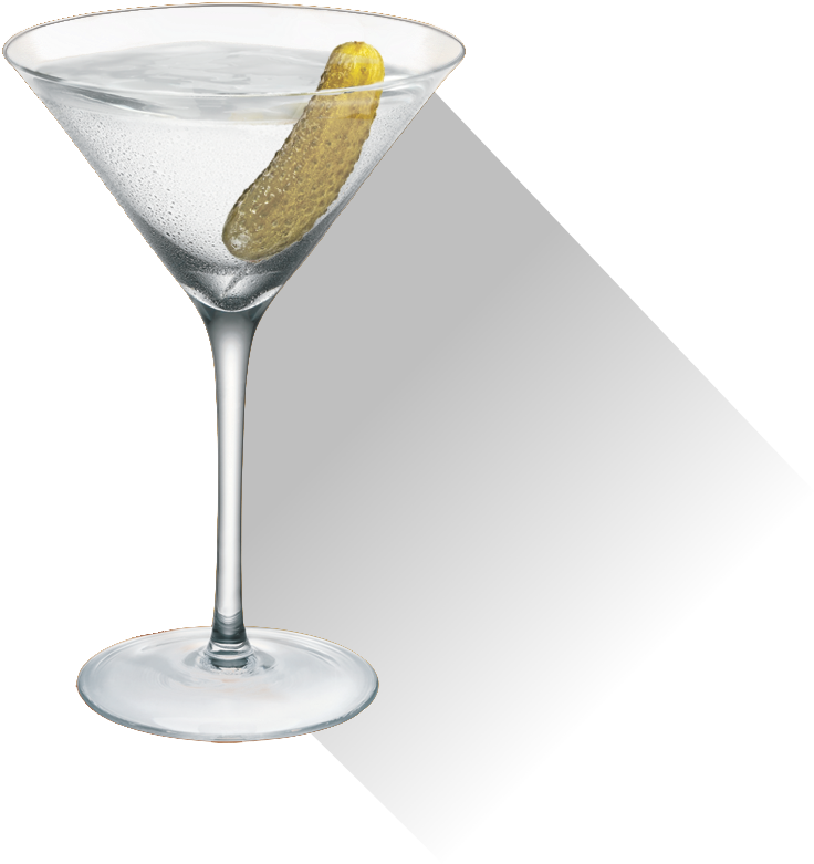 The Stoli® Dirty Pickle Martini - Dirty Martini (824x990), Png Download