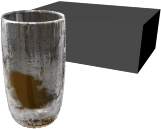 Realised That The Yellowing Smoke Stains On The Glass - Plywood (640x480), Png Download