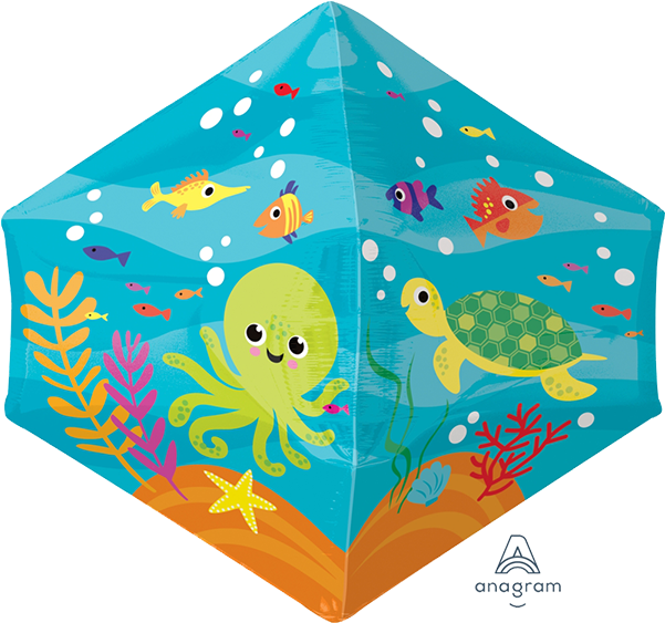 Under The Sea Foil Balloon - Illustration (600x600), Png Download