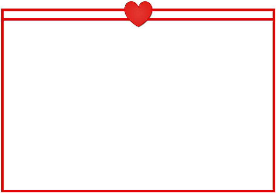 Borda Amor Png - Heart (960x685), Png Download