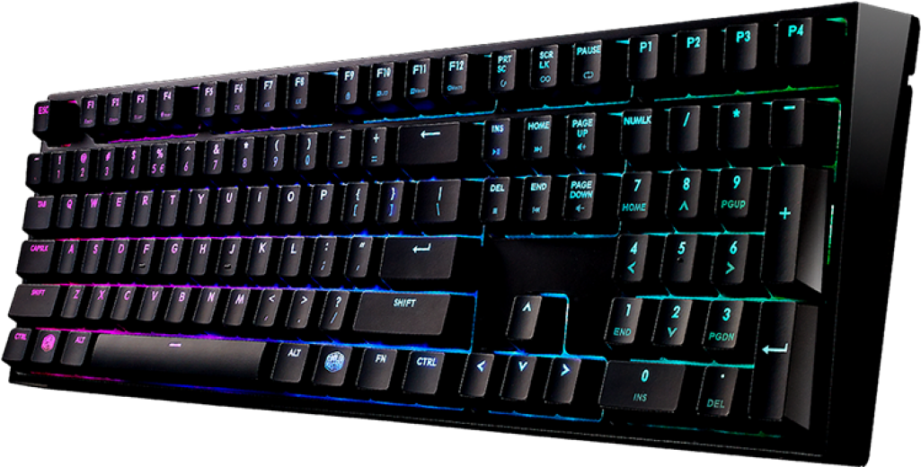 Cooler Master Sgk 6020 Kkcm1 Us Masterkeys Pro L Rgb - Cooler Master Masterkeys Pro L Rgb Brun (1024x768), Png Download