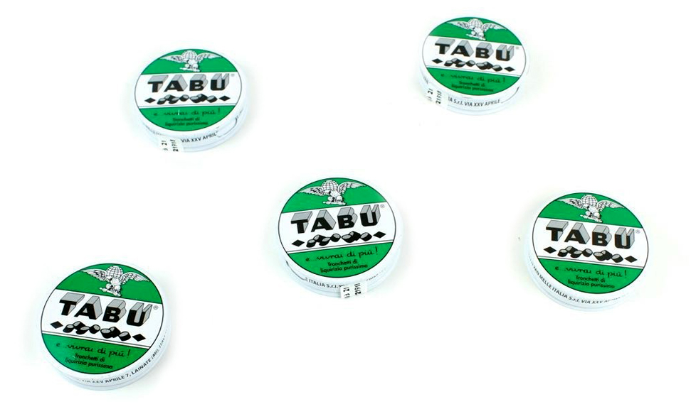 Tabu - Label (1021x575), Png Download