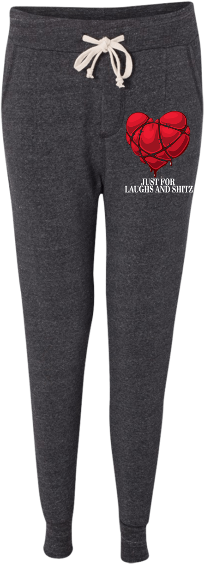 "my Bloody Heart" Ladies' Fleece Jogger - Pocket (1155x1155), Png Download