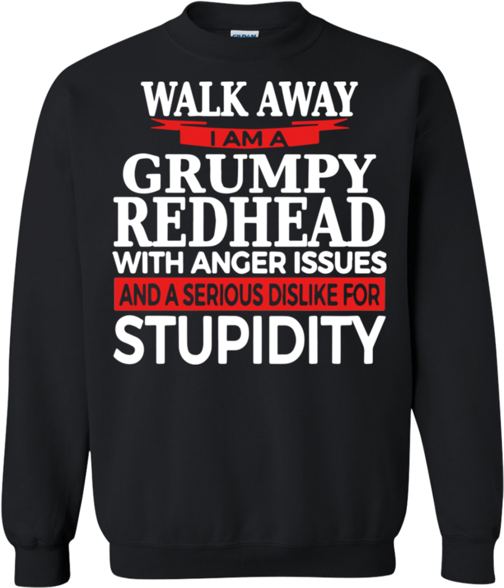 Walk Away I Am A Grumpy Redhead With Anger Issues And - Social Work Christmas Sweater (1155x1155), Png Download