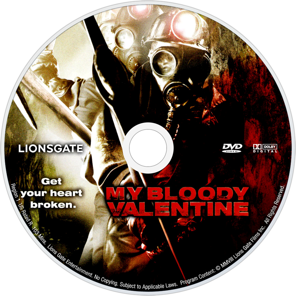 My Bloody Valentine Dvd Disc Image - My Bloody Valentine 2009 Dvd (1000x1000), Png Download
