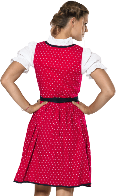 Dirndl - Polka Dot (660x660), Png Download