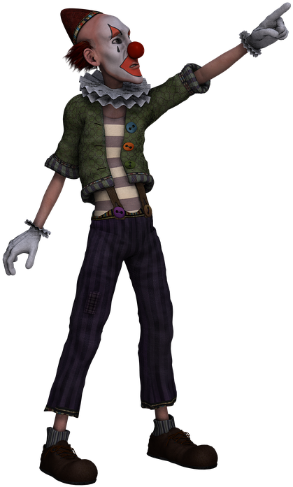 Clown, Fig, Fantasy, Digital Art, Isolated - Clown (960x720), Png Download