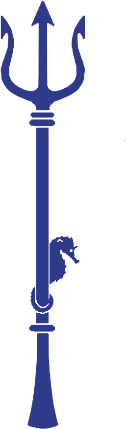 Tattoo Poseidon Art Of Trident Posidon Clipart - Trident (480x960), Png Download