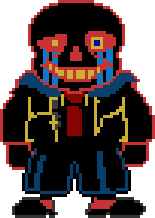 Error Sans - Undertale Error Sans Sprite (660x720), Png Download
