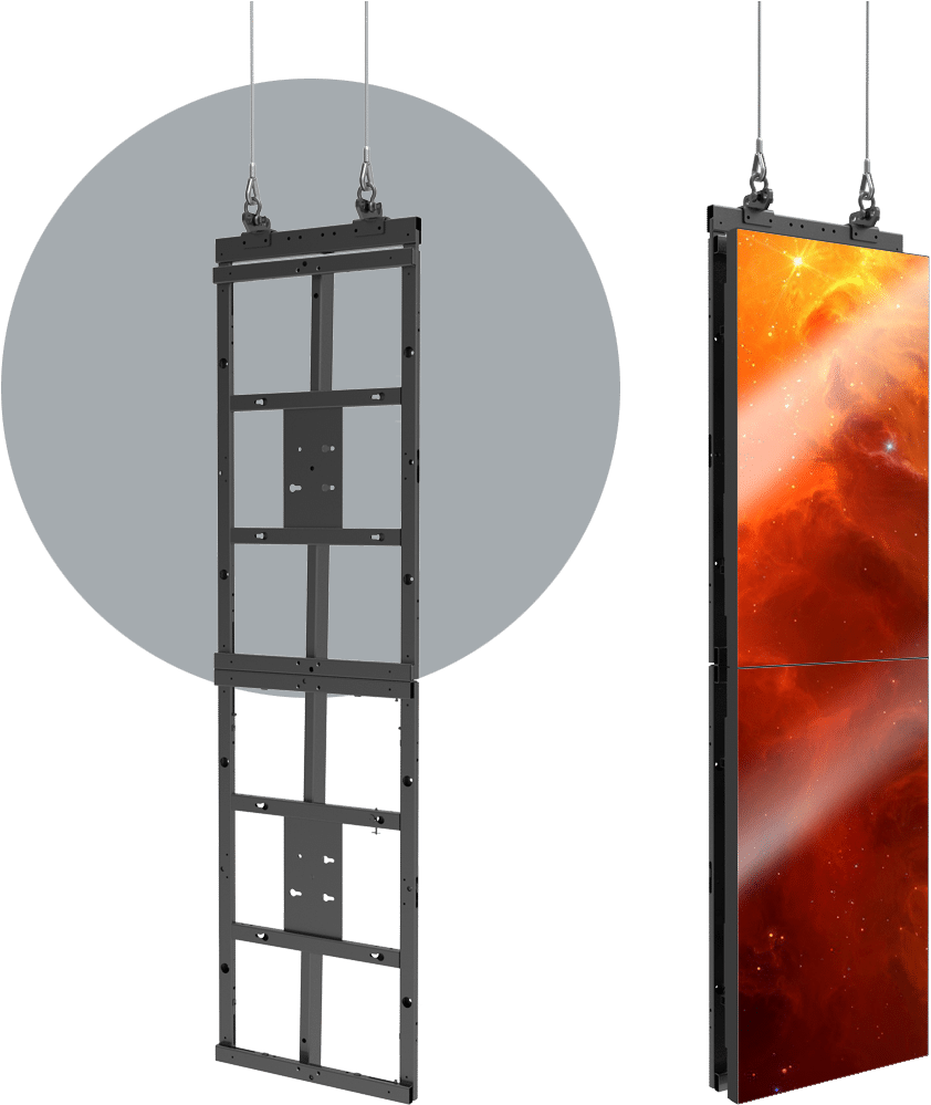 Home - Led Portrait Video Wall (1000x1000), Png Download