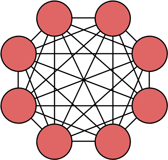 Many Diagonal In Octagon (615x591), Png Download