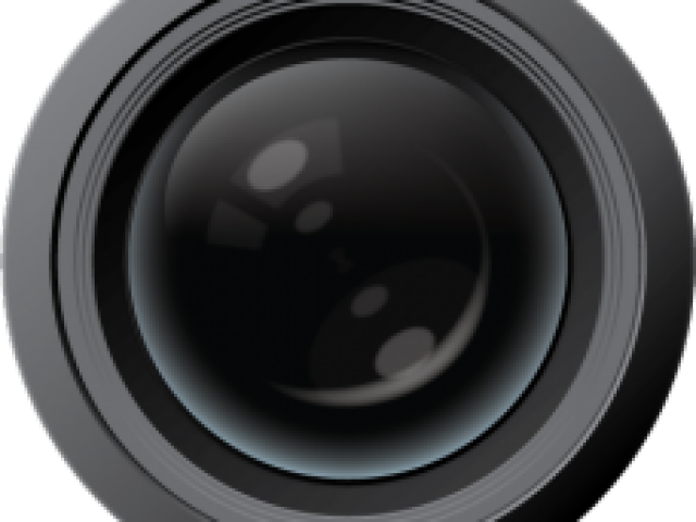 Camera Lens Clipart Transparent Background - Video Camera Lens Vector (640x480), Png Download