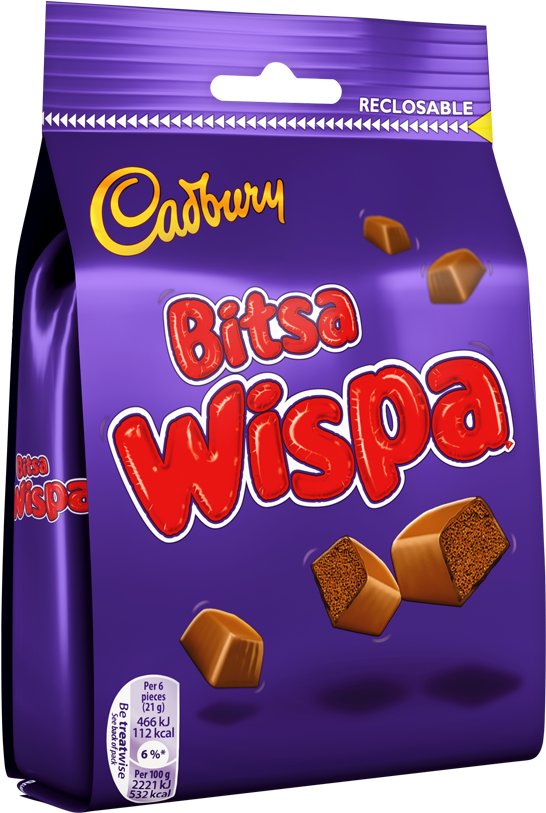 Wispa 39gms - Cadbury - Cadbury Chocolate (600x1022), Png Download
