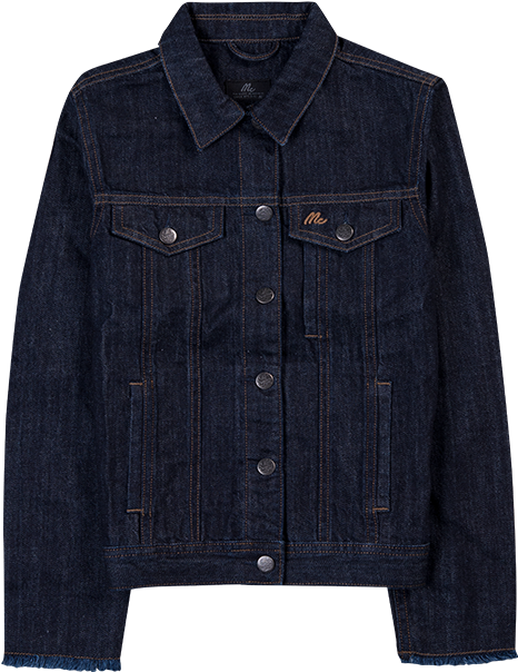 Basic Fashion - Jean Jacket (800x722), Png Download
