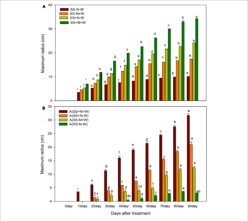 Effects Of Different Water And Nutrients Supplies On - Diagram (850x760), Png Download