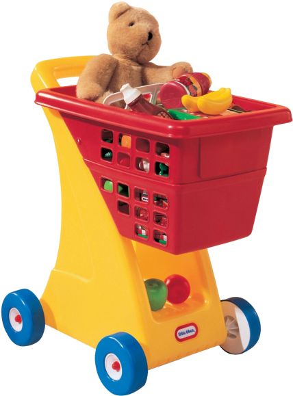 Shopping Cart Png Transparent Image - Little Tikes Shopping Cart (500x641), Png Download