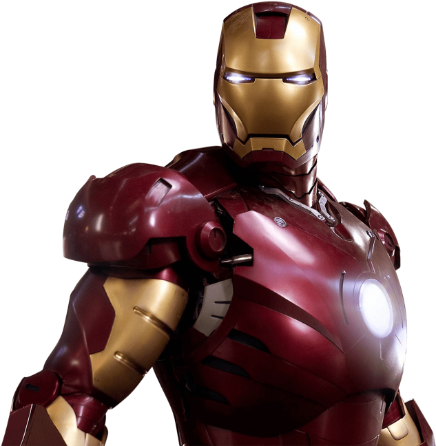 Blue And Yellow Iron Man Suit (715x715), Png Download